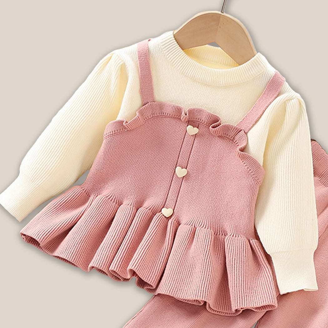 GIRL'S SWEATER TROUSER SET